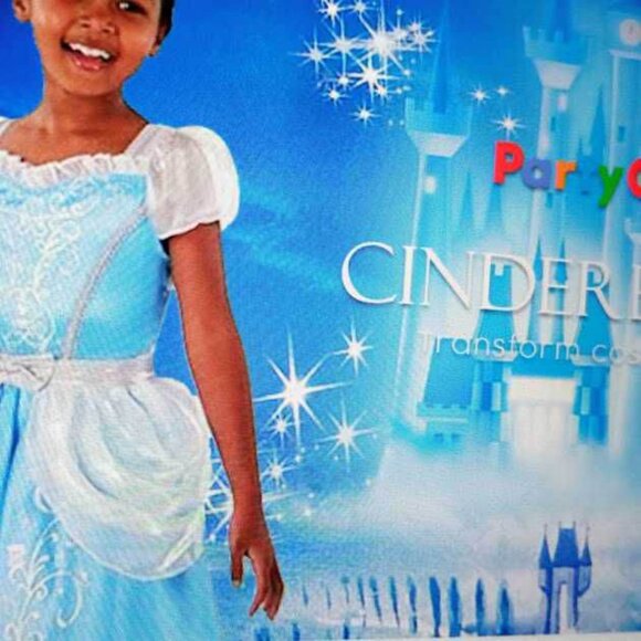 Stocking Stuffer NEW! Disney Princess Cinderella 2 in1 Magic Dress Dress-Up - Picture 5 of 11